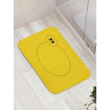 Wise Words Circle Bath Mat