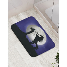 Rampant Horse and Girl Bath Mat