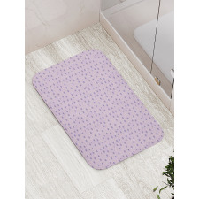 Flowery Spring Twigs Bath Mat