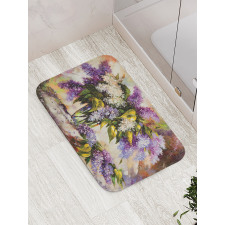 Impressionist Oil Paint Bath Mat