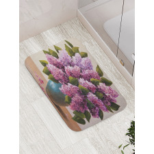 Lilac Bouquet Artwork Bath Mat