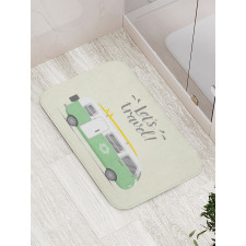 Lets Travel Message Bath Mat