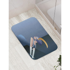 20s Style Flapper Lady Bath Mat