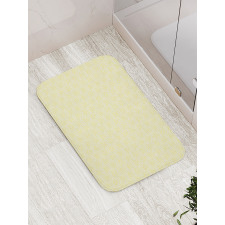 Fluffy Aster Flower Bath Mat