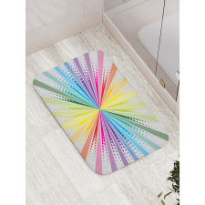 Retro Burst Bath Mat