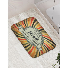 Grunge Lines Bath Mat