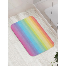 Retro Stripes Bath Mat