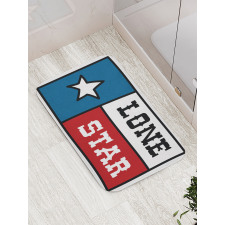 State Flag Design Bath Mat