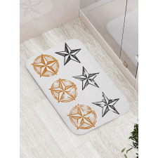 Western Pattern Bath Mat