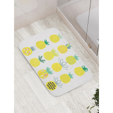 Pattern of Fruits Bath Mat