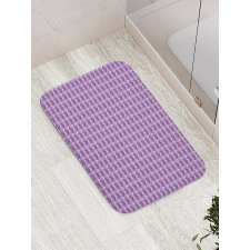 Rhombuses with Lines Bath Mat