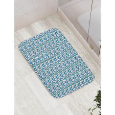 Watercolor Wings Bath Mat