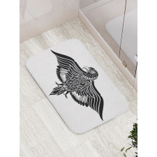 Traditional Heraldic Bird Bath Mat
