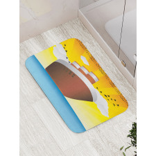 Art Deco Big Ship Bath Mat