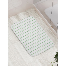 Watercolor Plus Signs Bath Mat