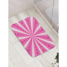 Bursting Stripes Stars Bath Mat