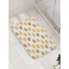 Grapefruits and Lemons Bath Mat