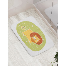 Zoo Animal Nursery Art Bath Mat