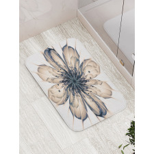 Close-up Fractal Flower Bath Mat