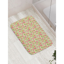 Vintage Briar Flowers Herb Bath Mat