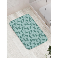 Woodland Animals on Dots Bath Mat