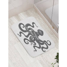 Message on Octopus Bath Mat