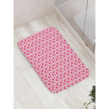 Pinkish Hearts Bath Mat