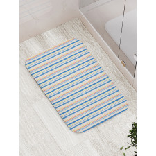 Vertical Lines Stripes Bath Mat