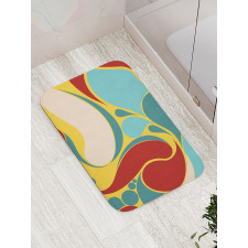 Water Marbling Bath Mat