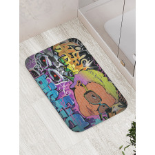 Hip Hop Design Bath Mat