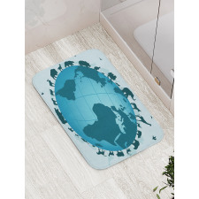 Animal Diversity World Bath Mat