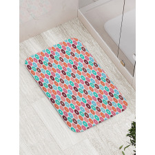 Donut Macaron Dessert Bath Mat