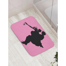 Dancing Valentines Bath Mat