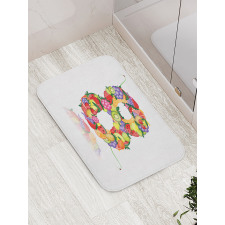 Fruitful 8 Colorful Bath Mat