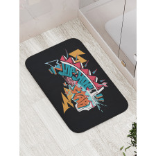 Underground Grafitti Bath Mat