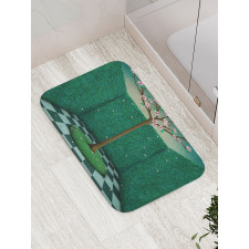 Outdoor Garden Maze Bath Mat