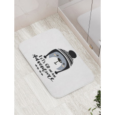 Baby Bear and Hat Bath Mat