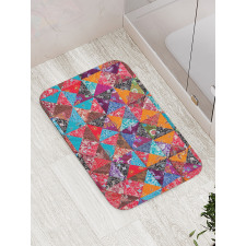 Colorful Traditional Bath Mat