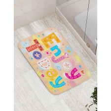 Enjoy Today Words Bath Mat