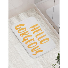 Font Bath Mat