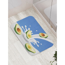 Flowing Milk Splash Bath Mat