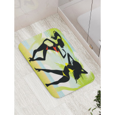 Tropical Island Bath Mat