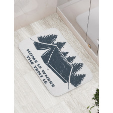 Home is Where the Tent is Bath Mat