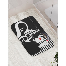 Style is the Answer Text Bath Mat