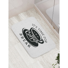 Time for a Coffee Break Bath Mat