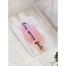 Bokeh Love Never Fails Bath Mat