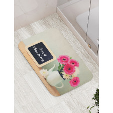 Fresh Flowers Morning Bath Mat