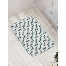 Cartoon Dragonfly Bath Mat