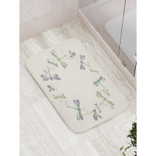 Forest Animals Circle Bath Mat