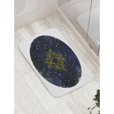Starry Milky Way Bath Mat